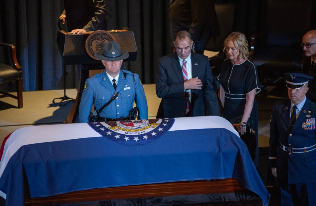 Kit Bond eulogized as inspirational leader, political innovator at Missouri memorial service
