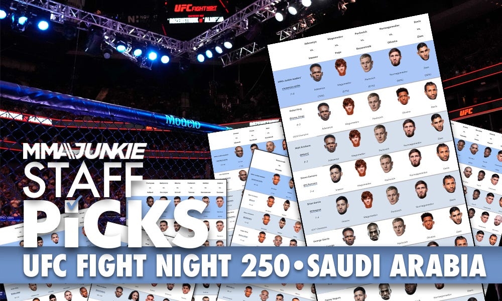 UFC Fight Night 250 predictions: Who's our lone blowout prediction in Saudi Arabia?