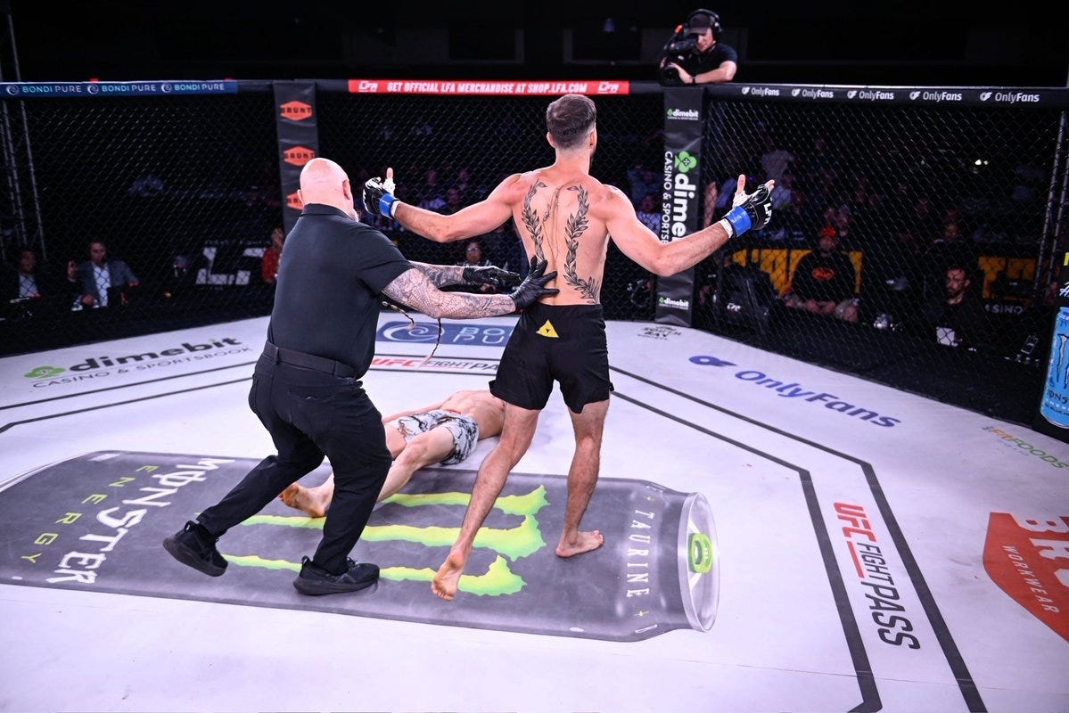 LFA 213 video: Loai Abushaar's vicious knee enters Knockout of the Year discussion