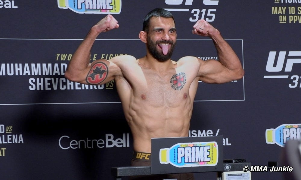UFC 315 official weigh-in video highlights, photo gallery