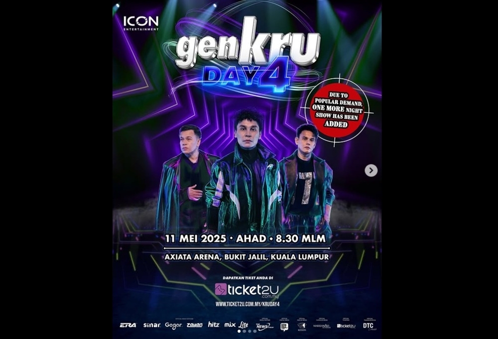 KRU adds fourth GenKRU concert on May 11 after earlier shows sell out in under an hour due to overwhelming demand