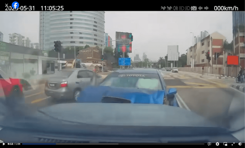 Driver in stable condition after crash on Jalan Ampang caused by heart attack (VIDEO)