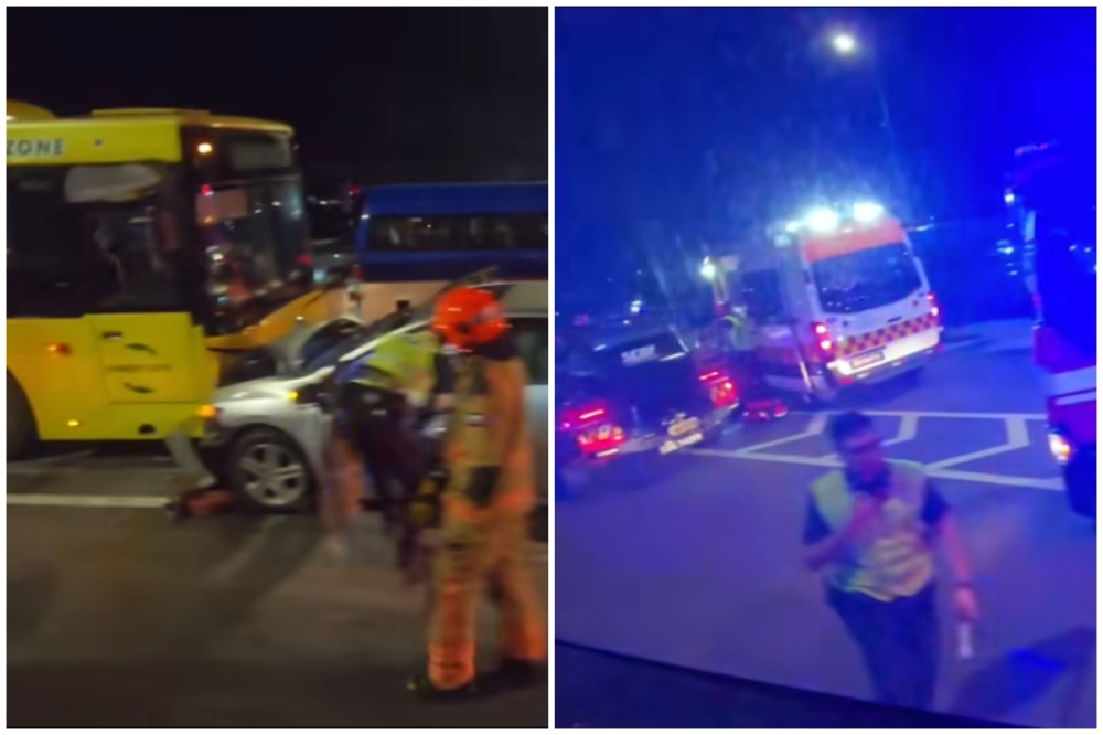 Singapore's ICA says crash between car and Malaysian bus at Woodlands Checkpoint ‘shouldn't have happened', vows contra lane review
