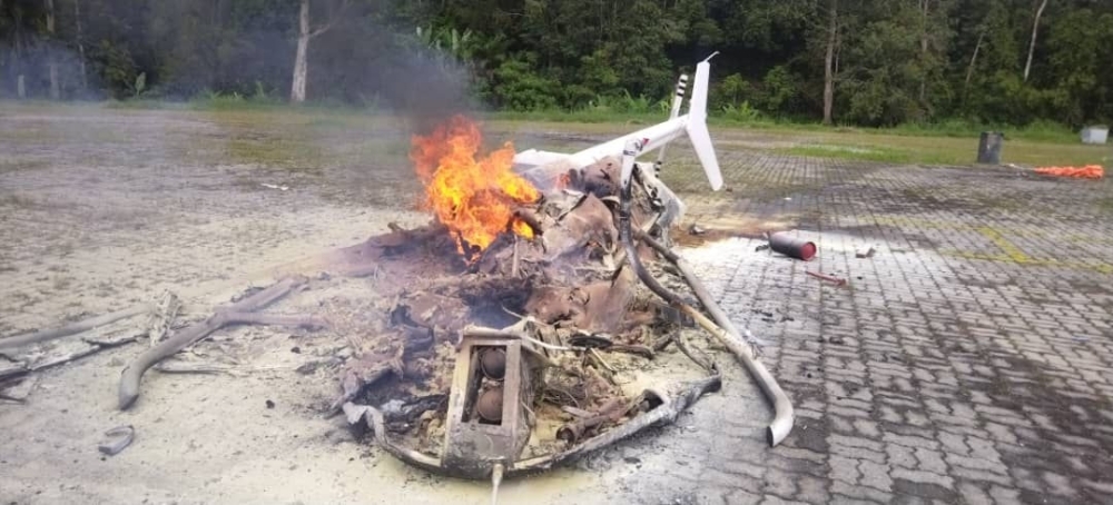 Bentong helicopter crash: Aviation authority confirms pilot safe, ground crew's death