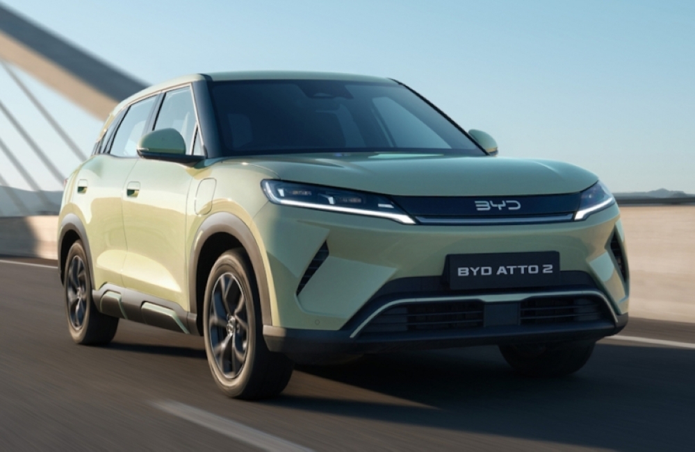 BYD Atto 2: Malaysia getting larger 51.1kWh battery, stalk drive selector, and more
