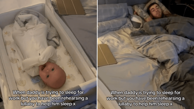 Baby's Lullaby Had the Opposite Effect on Dad in Hilarious Video