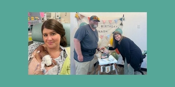 Most premature baby ever born celebrates his first birthday
