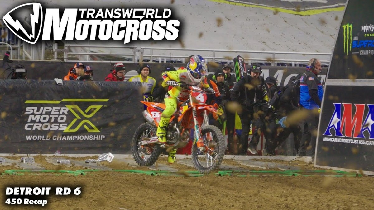Watch: SEXTON STUCK ON THE GATE! Last to 3rd! Webb Wins in Detroit