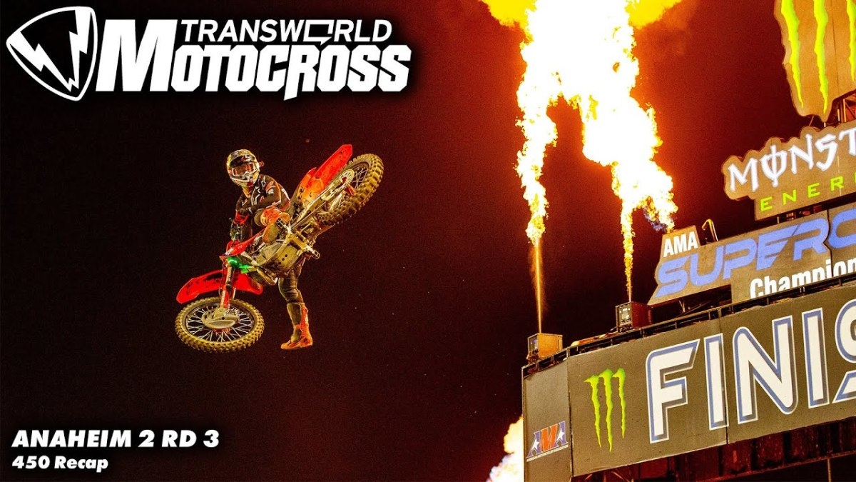 Watch: Anaheim 2 Supercross 450 TWMX Highlights  Ken Roczen Leaves With The Red Plate