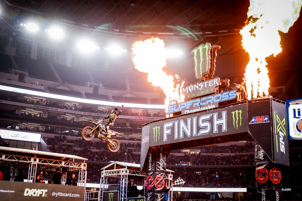 Cooper Webb Wins Wild Arlington Triple Crown