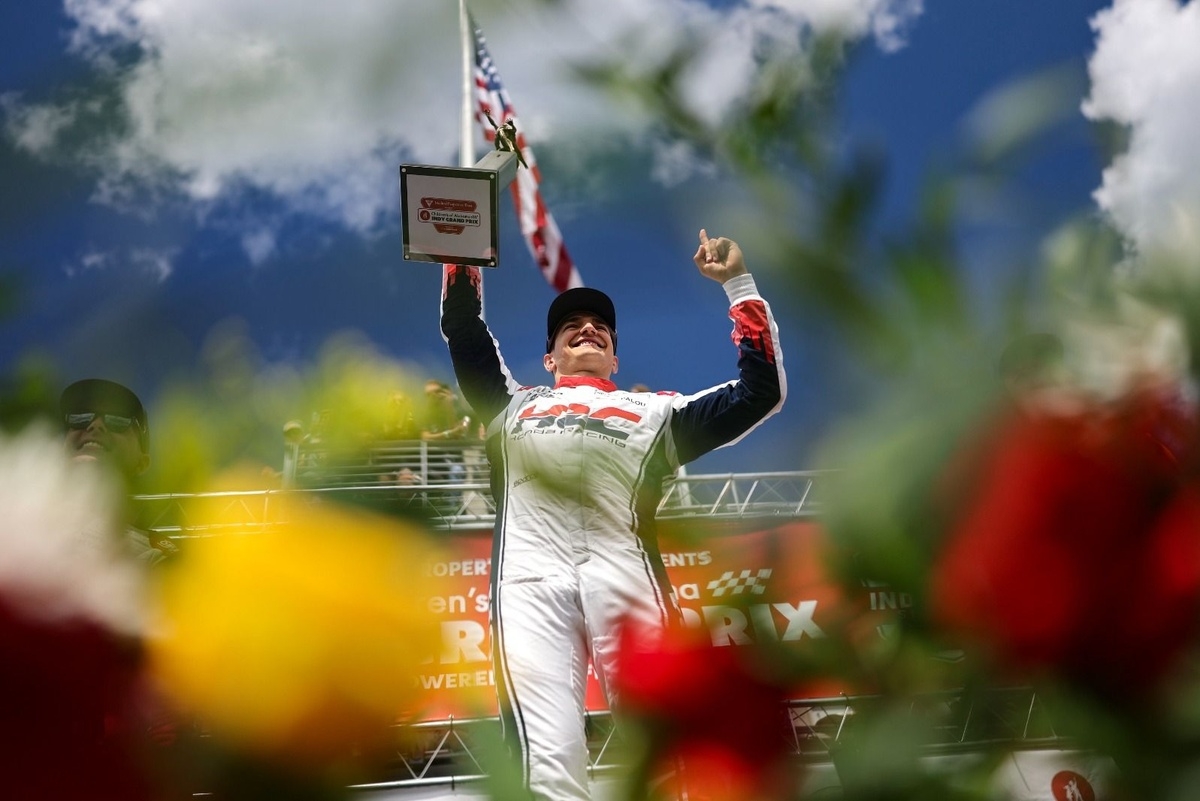 Unstoppable Alex Palou leaves Barber with third IndyCar win of the season