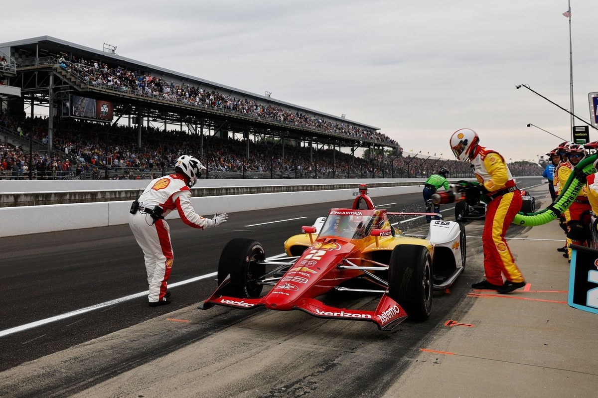 Indy 500: Josef Newgarden's three-peat attempt undone by fuel pump woes