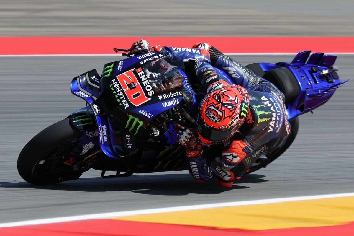 "Really tough day" for Fabio Quartararo as Yamaha struggles at Aragon MotoGP