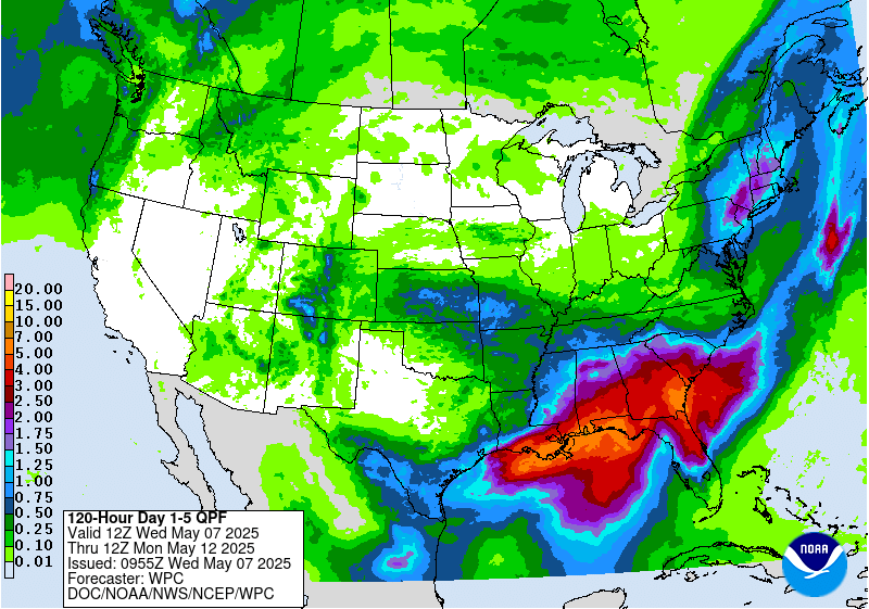 Slow-moving rain system targeting Florida: How much rain is in the forecast for Naples?