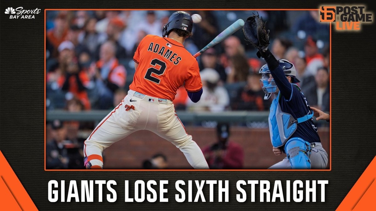 Giants lose late heartbreaker to Rays in sixth consecutive home defeat