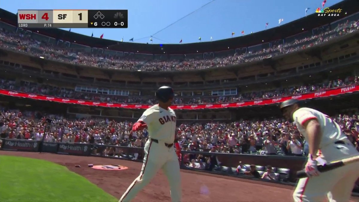 Giants' Rafael Devers homers in second consecutive game vs. Nationals