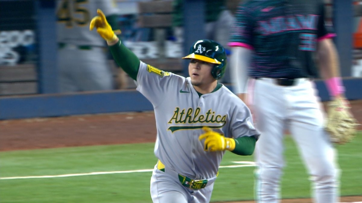 Athletics retake lead vs. Marlins on Urias' fifth homer of season