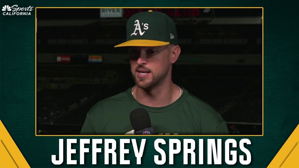Jeffrey Springs details Athletics' internal competition after win over Mariners