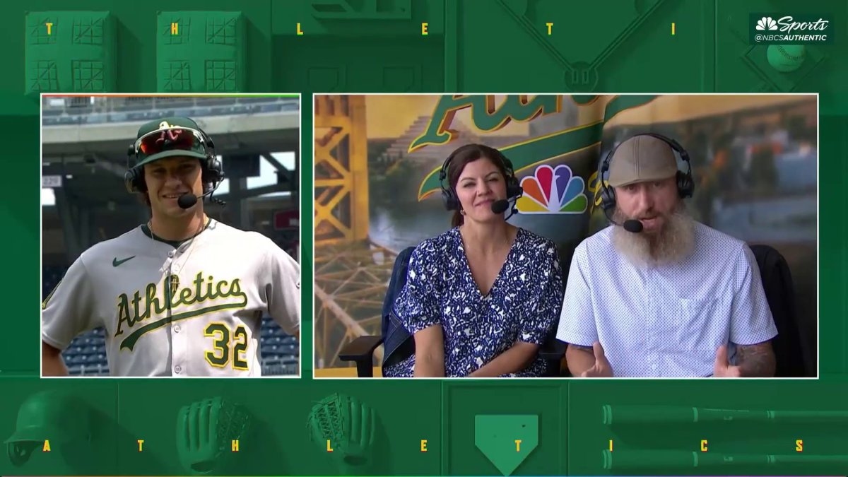 Athletics outfielder Colby Thomas breaks down his first career MLB home run