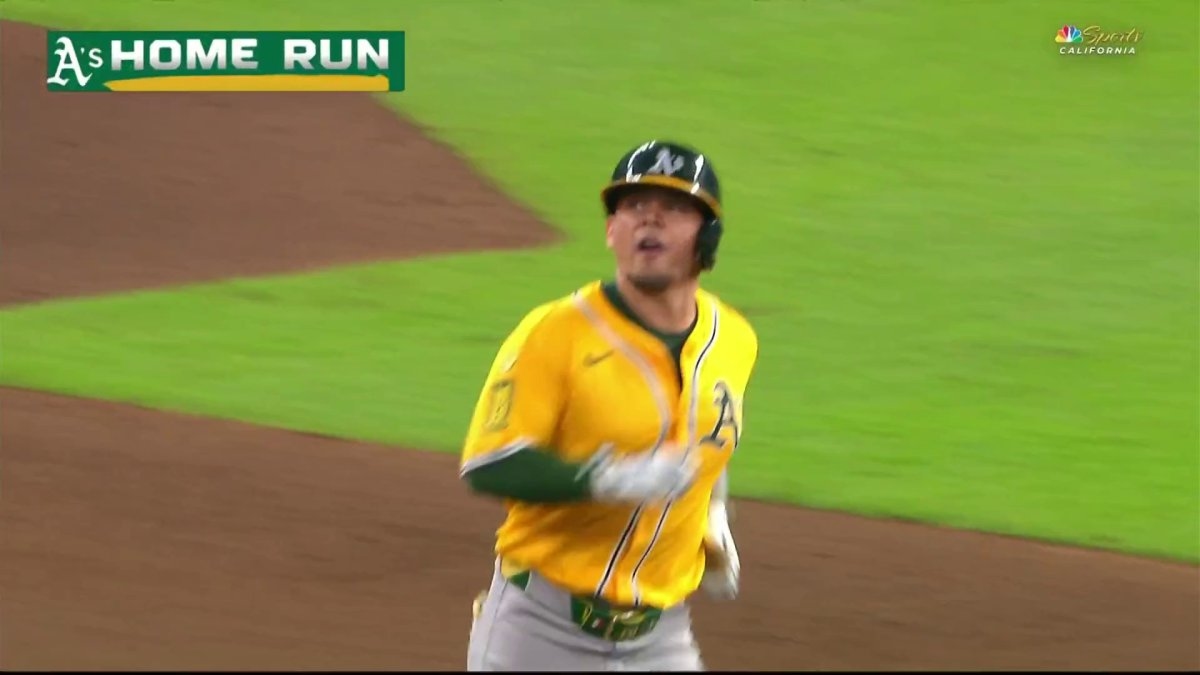 Luis Urías crushes solo homer to extend Athletics' lead against Astros