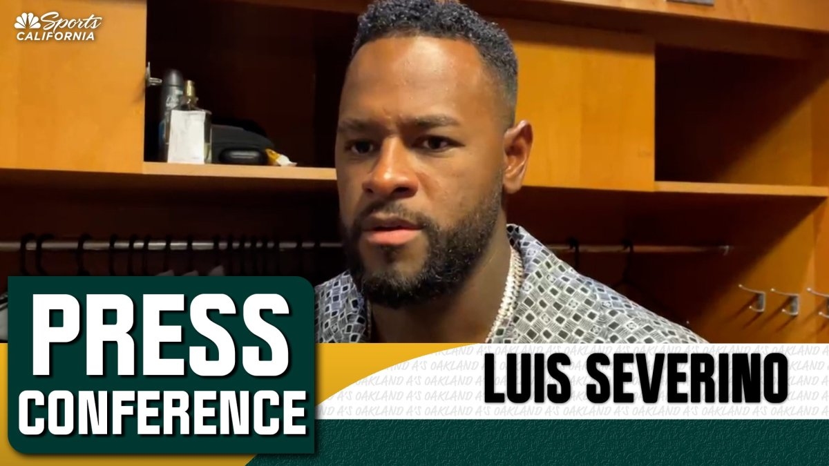 Athletics' Luis Severino dissects his strategy in seven-inning outing vs. Astros