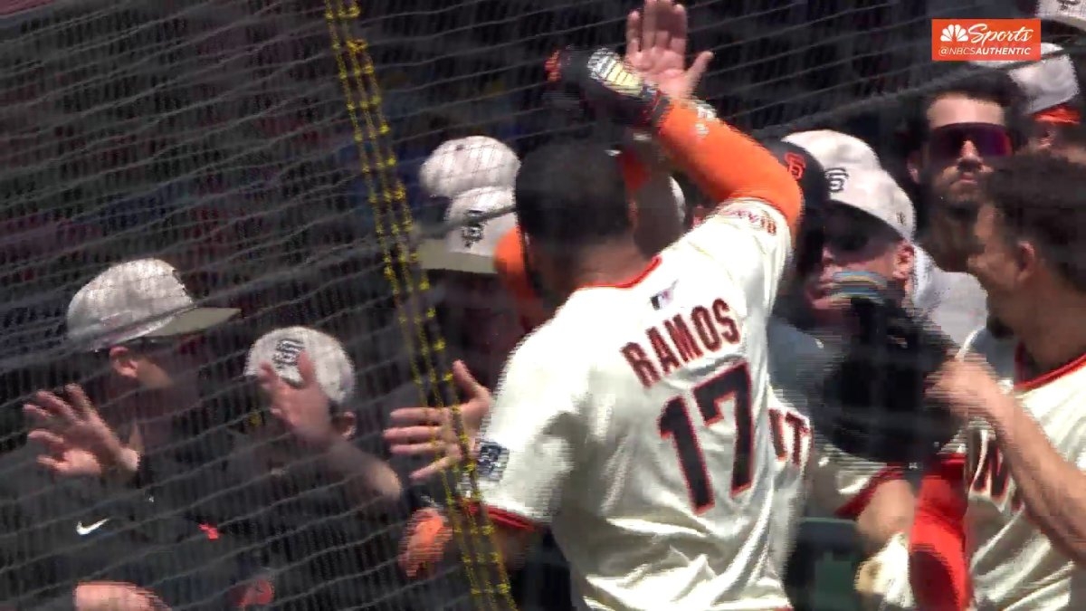 Ramos' leadoff home run gives Giants early lead over Athletics