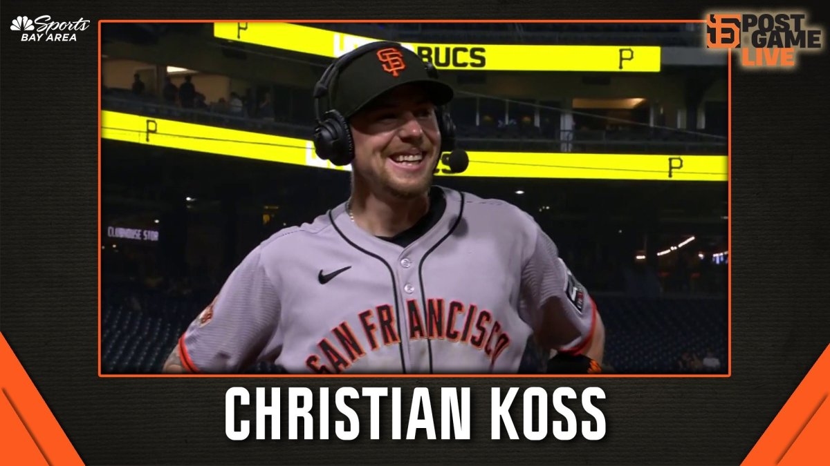 Christian Koss ‘feels good' after homer in first Giants start since return