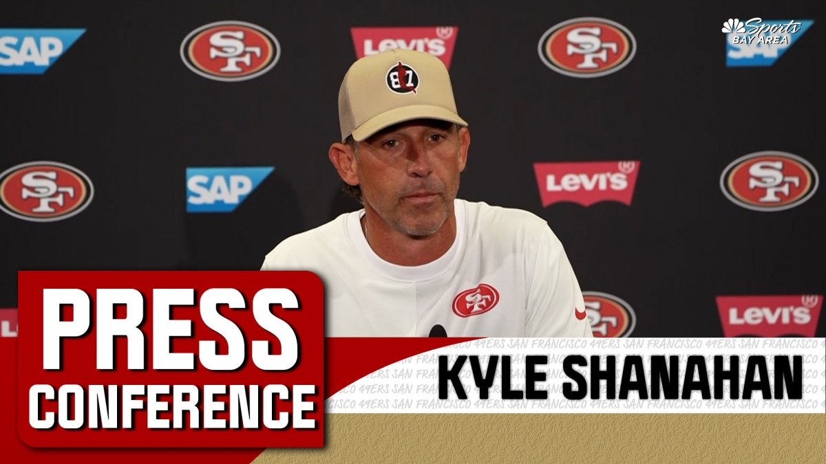 Kyle Shanahan discusses 49ers-Broncos joint practice, team's latest injuries