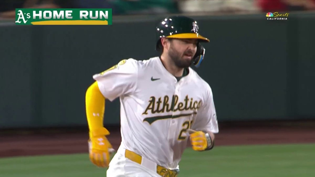Langeliers inches Athletics closer to Mariners with solo homer