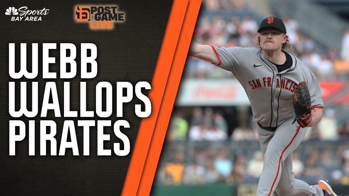Logan Webb strikes out 10 Pirates over six innings in Giants' bounce-back win