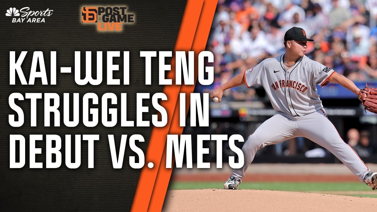 Kai-Wei Teng struggles in 2025 Giants debut, blowout loss against Mets