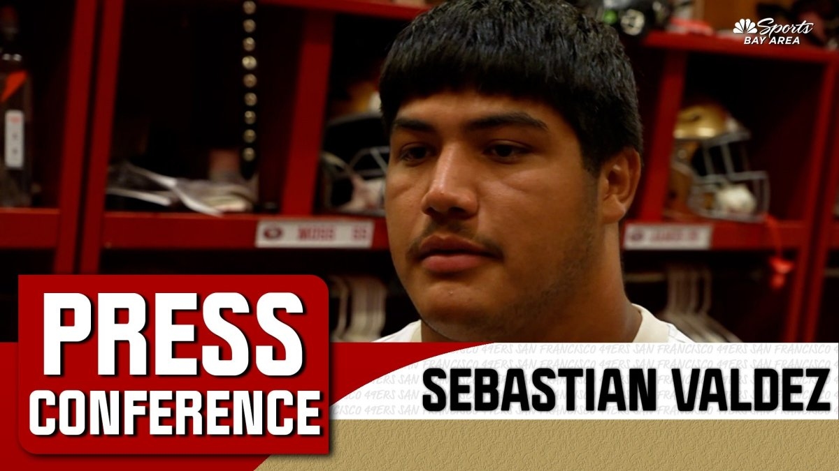 49ers rookie Sebastian Valdez reflects on NFL preseason debut in loss to Broncos