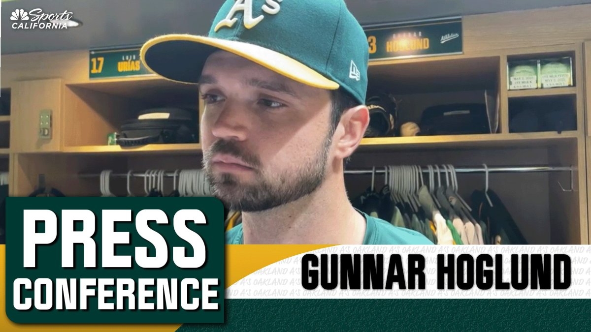 Hoglund certain he belongs with Athletics after second strong start