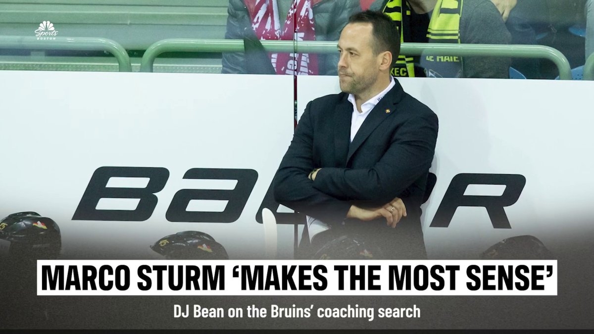 DJ Bean: Marco Sturm ‘makes most sense' as Bruins next head coach