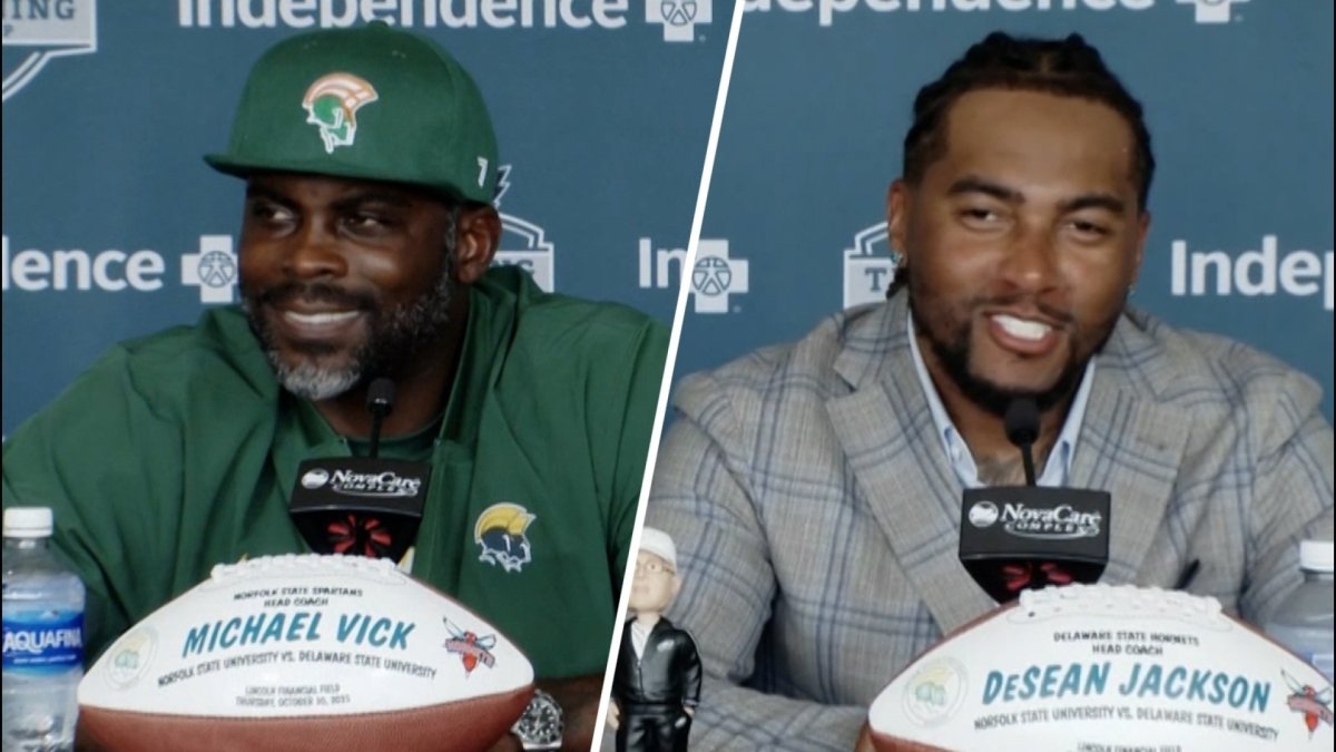 Coach Vick and Coach DeSean hold press conference ahead of HBCU matchup