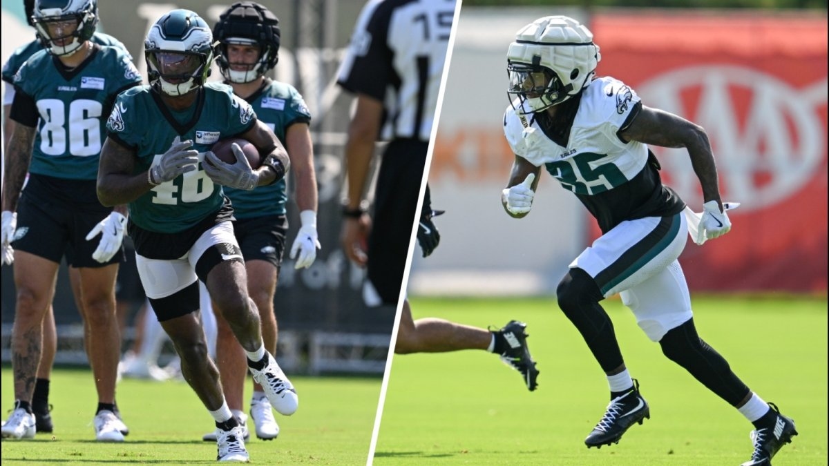 Two Eagles pushing for roster spots make good impressions early at training camp