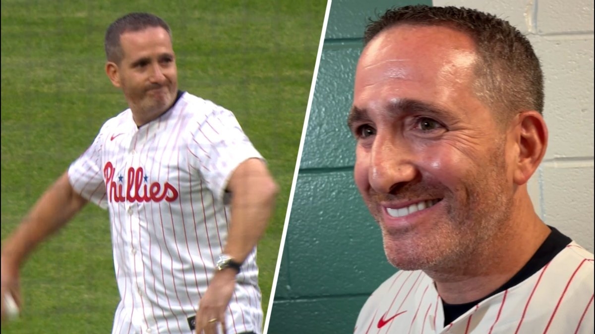 Howie Roseman credits his sons for getting him ready for first pitch