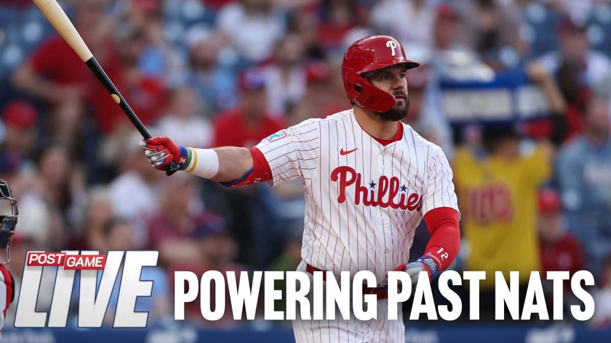 Phillies power past Nationals to extend winning streak to four