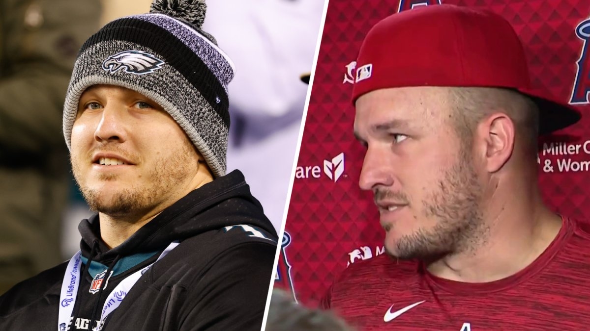 Mike Trout discusses his Eagles fandom, love for Philly ahead of weekend series