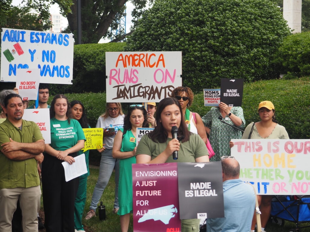 Civil rights groups protest North Carolina bills targeting undocumented immigrants