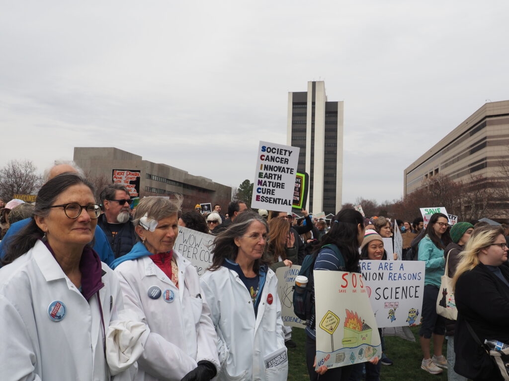 Researchers, students flood Halifax Mall to protest Trump administration cuts to science