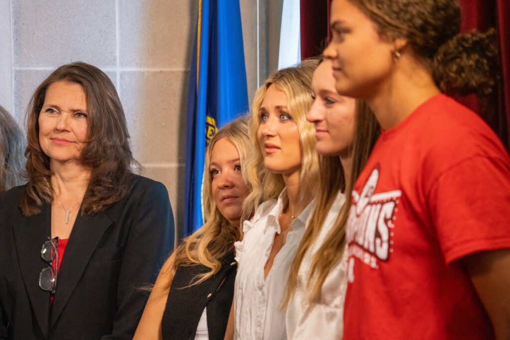 Pillen signs law defining male, female for Nebraska K-12 and college sports