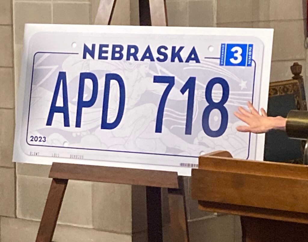 Lawmakers approve no longer issuing front-facing license plates in Nebraska by 2029