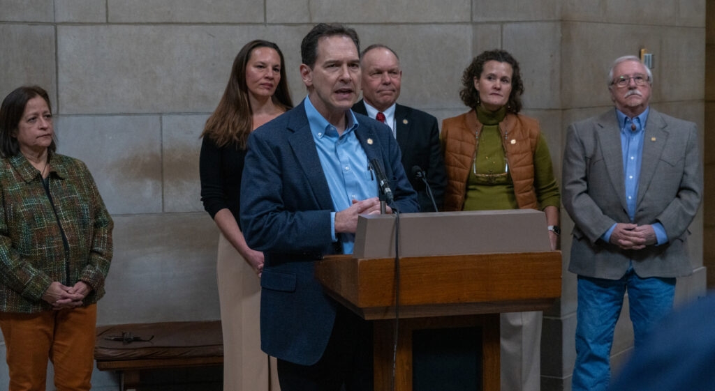 Bill to plug ‘missing year' of Nebraska property tax relief for schools on pause for now