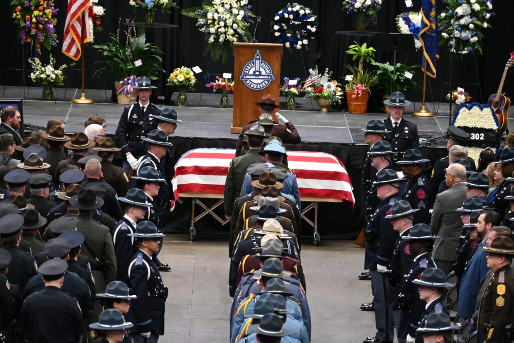 Nebraskans, officers from more than 20 states remember, salute Trooper Kyle McAcy