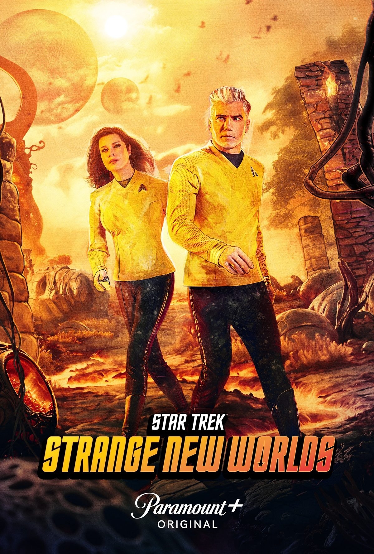 STAR TREK: STRANGE NEW WORLDS Reveals Groovy Characters Posters and Season Episode Titles