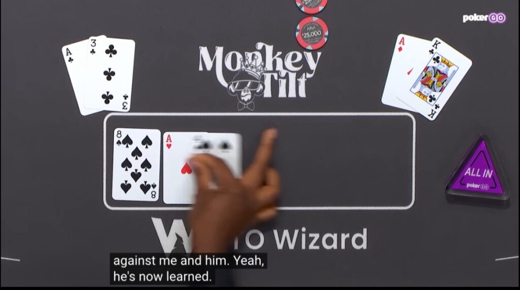 MGM's Aria advertises Illegal offshore betting site