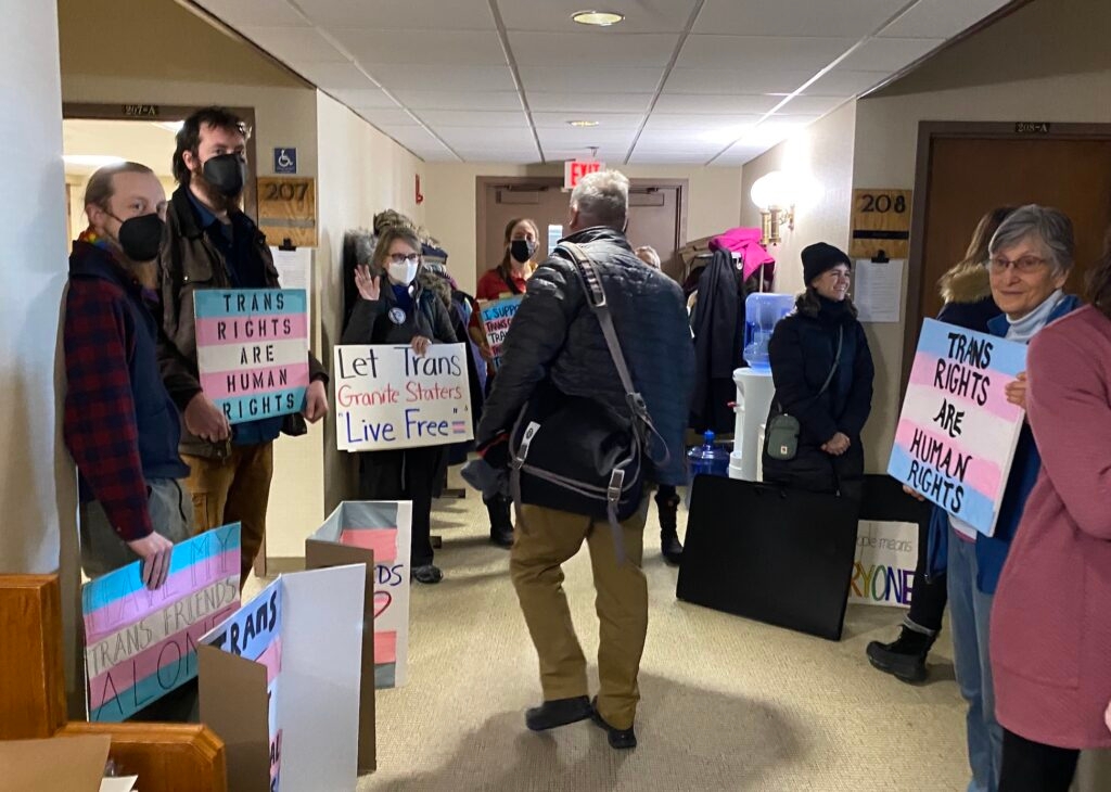 NH Republicans introduce bill allowing trans people to be banned from bathrooms, locker rooms