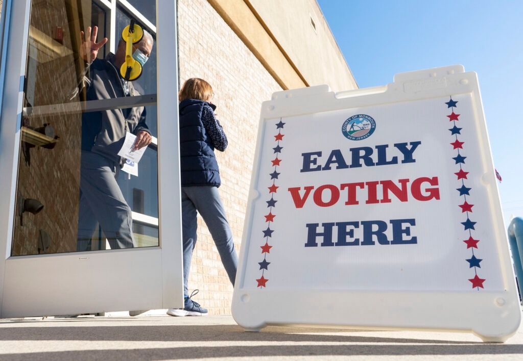 Early in-person voting begins in New Jersey