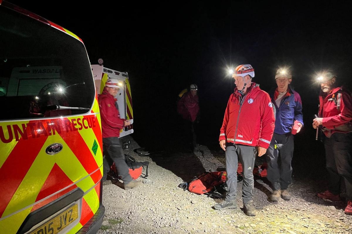 Mountain rescue Teams called after lone walker 'fainted' on England's highest peak
